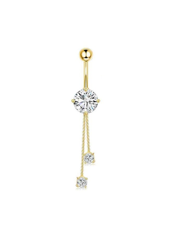 5 PCS Golden Belly Rings Set - Image 3