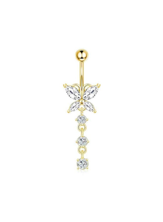 5 PCS Golden Belly Rings Set - Image 4