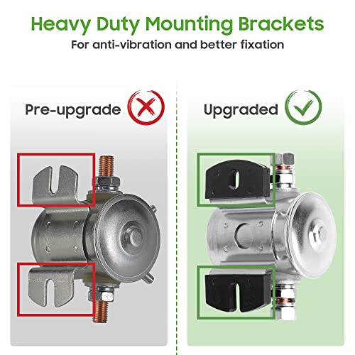 10L0L Golf Cart EZGO Solenoid 36 Volt for EZGO TXT,Marathon,Medalist Electric Models,4 Terminal #70 Series Solenoid Relay, Replace OEM 27855G01, 11761G1, 27855G02, 31680G1, 3016 - Image 4