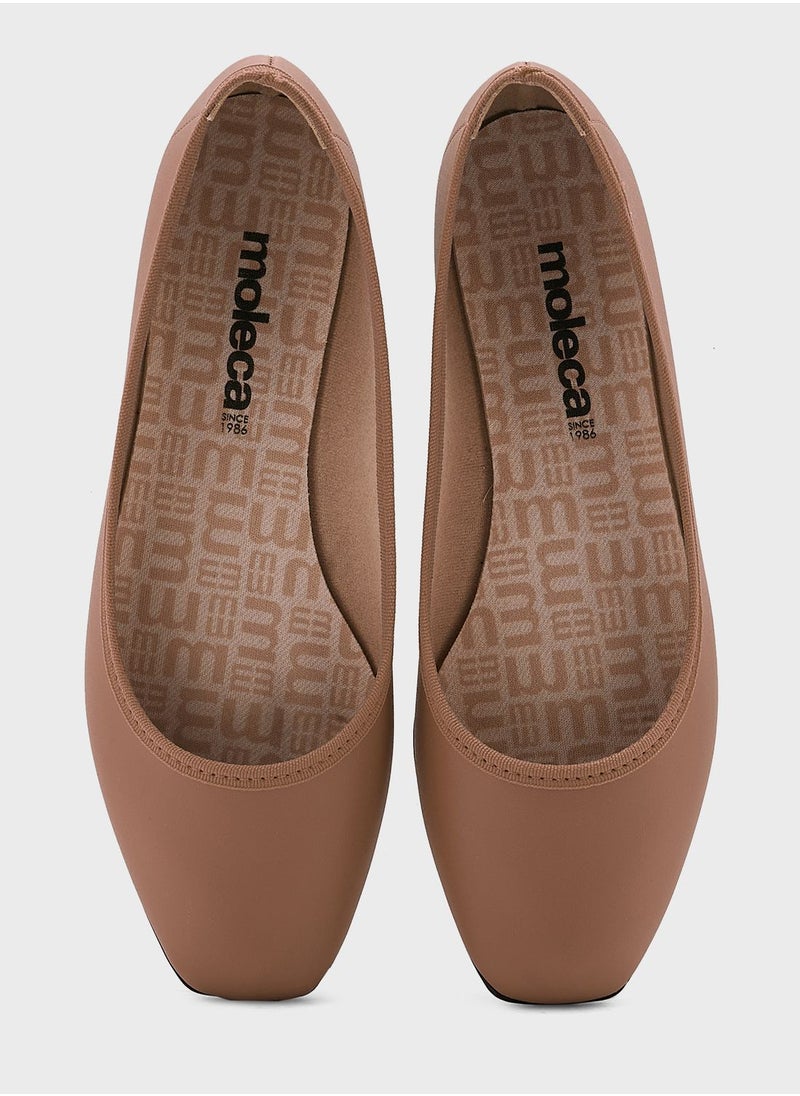 MOLECA - Helen Close Toe Ballerinas - Image 1