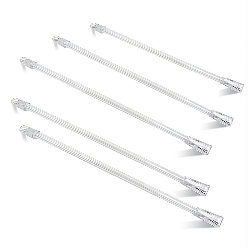 Clear Blind Control Rod 12 Inch 6 Pack Home Office Shop Universal Use - Image 2