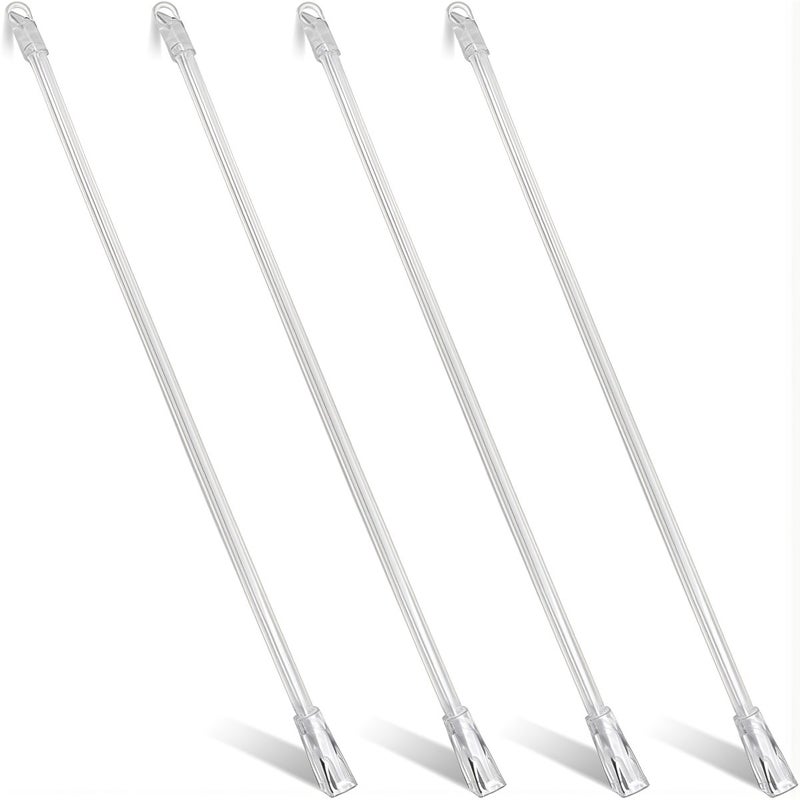 Clear Blind Control Rod 12 Inch 6 Pack Home Office Shop Universal Use - Image 1