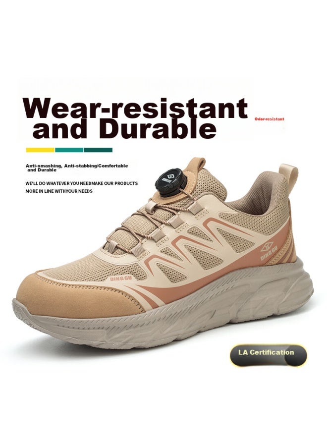 Dinggu Safety Shoes For Men, Lightweight, Breathable, Anti-Smashing, Anti-Puncture, Steel Toe Cap, Construction Work Shoes, Smart Buckle, Jd8071D43 - Image 5