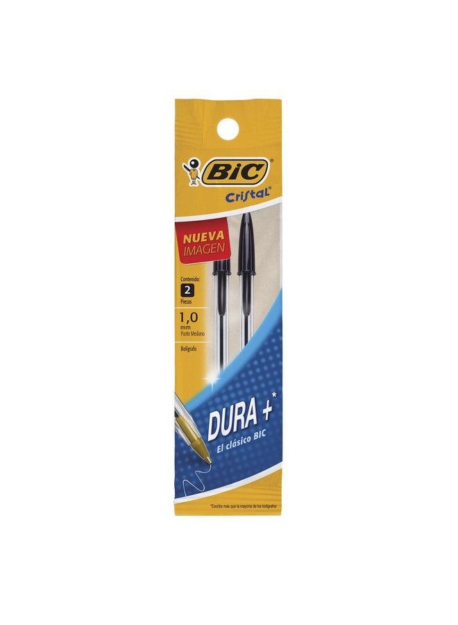 Bic Cristal Ballpoint Pens Black Ink 12516 - Image 2