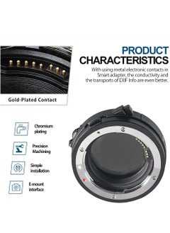 SYOSI Lens Adapter EF to EOS R Mount Adapter with Drop in Variable ND Filter, Lens Mount Adapter Converter Compatible for Canon EF/EF-S Lens to RP R5 R6 Camera  - Image 5
