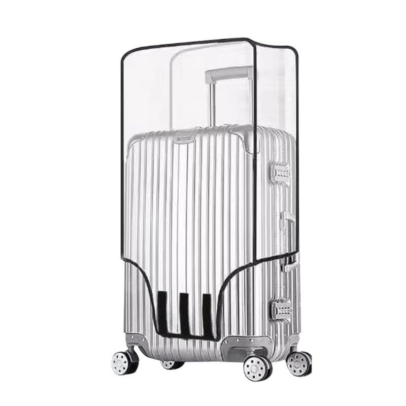 Yopolaz Clear Suitcase Cover 20 22 24 26 28 30 Inch Suitcase Covers PVC Waterproof Luggage Cover Top and Side Handle Gap Suitcase Protector 28 Inch - Image 2