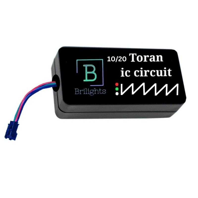 Brilights Toran Controller for Pixel LED Light Toran with More Than 200 Designs WS2811,1906 (Z Type, 10X20) - Image 1