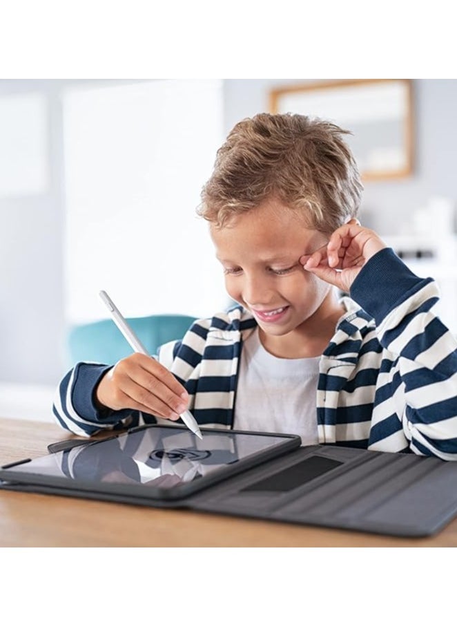 ج ت س آ ل - قلم IPad الجيل الثاني مع قلم شحن USB مغناطيسي لجهاز iPad مع خاصية رفض راحة اليد متوافق مع iPad 10/9/8/7/6 iPad Mini 6/5 iPad Air 5/4/3 iPad Pro 11" iPad Pro 12.9" 6/5 /4/3 - Image 1