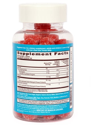 Lutein 10mg Plus Zeaxanthin 2mg 60 Gummies - view 2