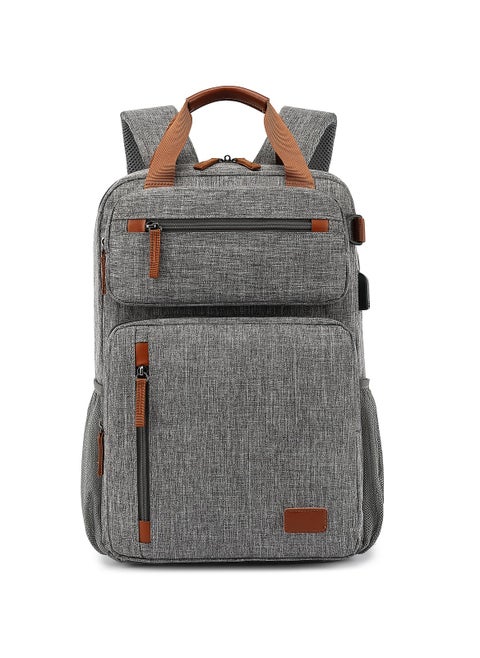 Multi-Functional 15.6" Laptop Backpack: Durable, Waterproof, and Stylish for Work, Travel, and School