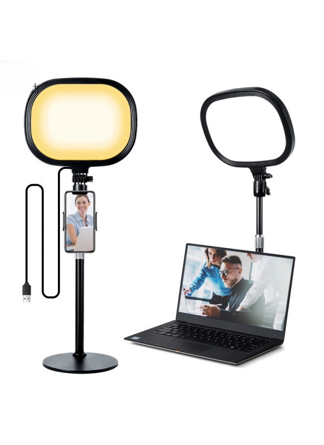 Generic Led Ring Light Full Screen Beauty Fill Light For Live Broadcasting Video Conferencing Selfie Photography Soft Square-Specifications:Flat Fill Light Single Lamp  - Image 2