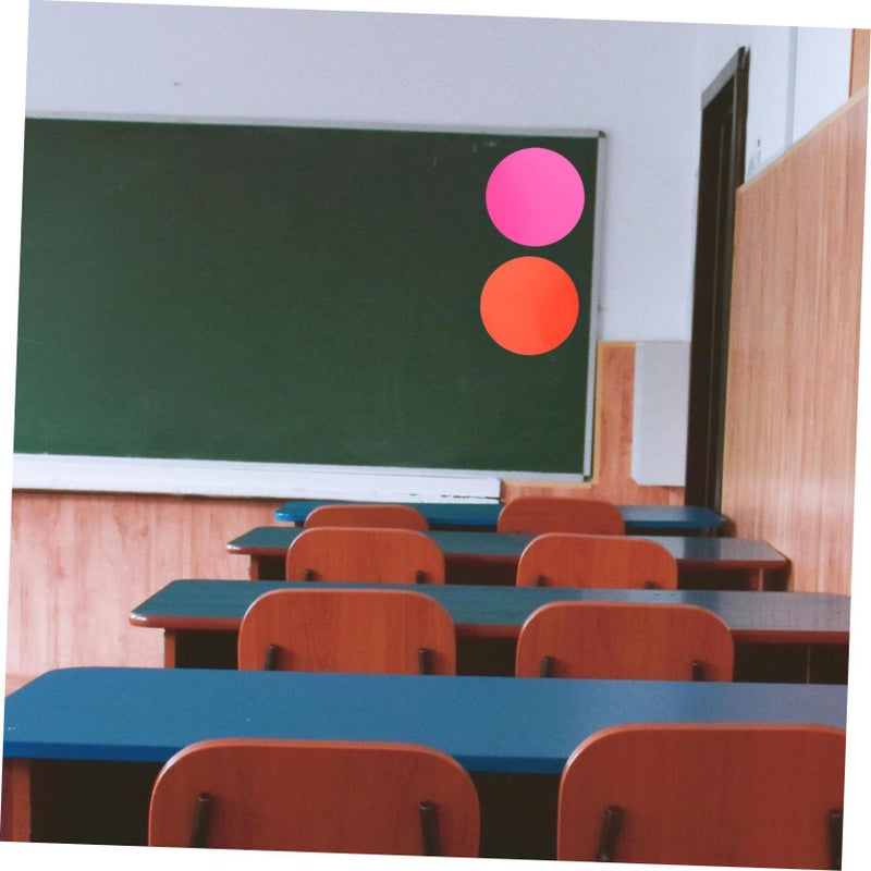 Reusable Dry Erase Wall Stickers 30cm Round Chalkboard Dots For Kids Drawing And Teaching - Image 5