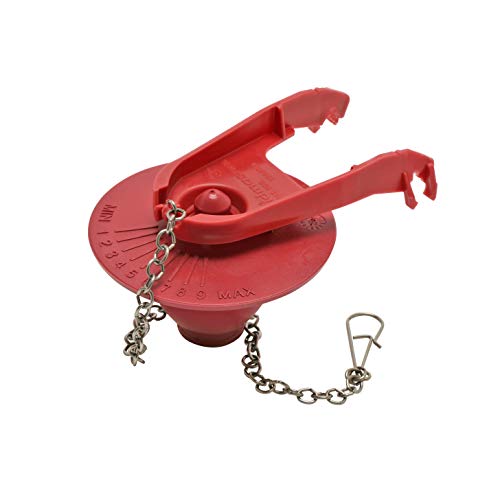 Fluidmaster 502CN3 PerforMAX Universal Water-Saving Long Life Toilet Flapper for 2-Inch Flush Valves, Adjustable Solid Frame Design, Easy Install, 3 Pack, Red, 3 Pack - Image 3