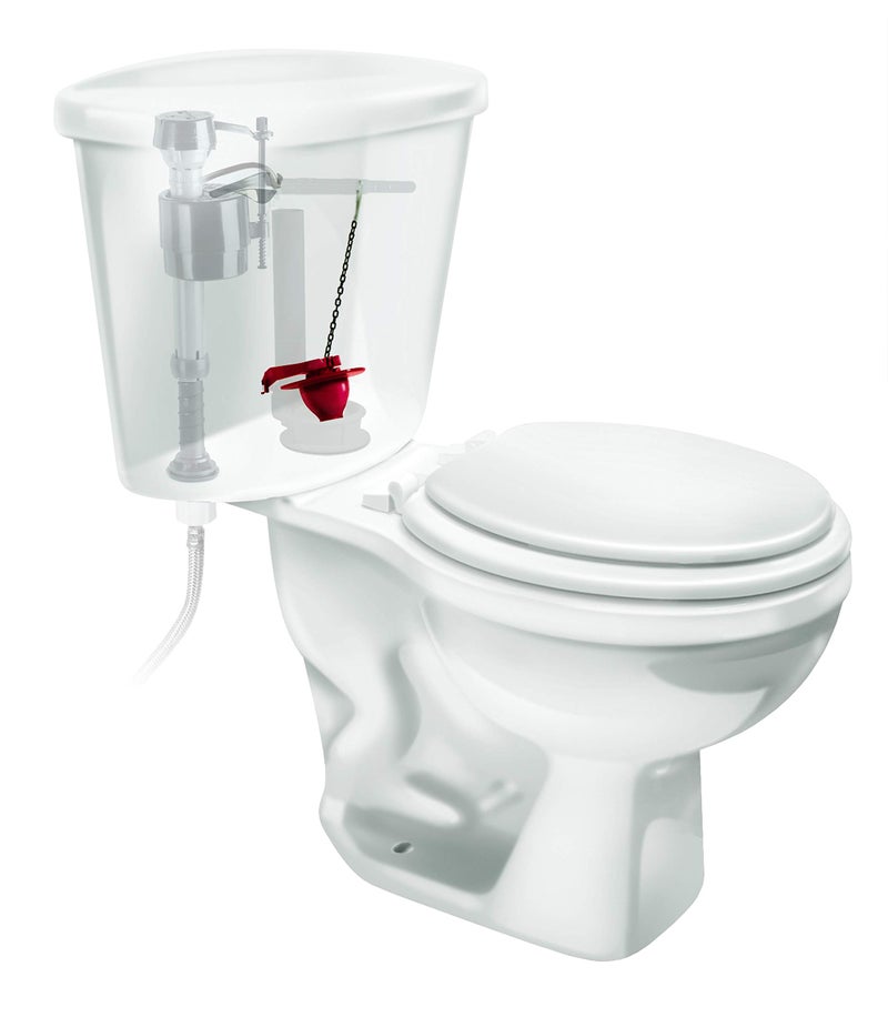 Fluidmaster 502CN3 PerforMAX Universal Water-Saving Long Life Toilet Flapper for 2-Inch Flush Valves, Adjustable Solid Frame Design, Easy Install, 3 Pack, Red, 3 Pack - Image 4