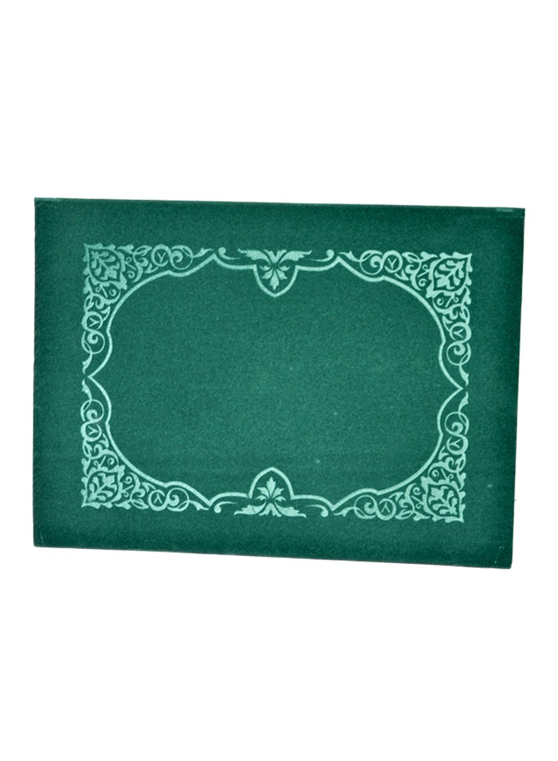 بريما غطاء حامل الشهادة الخضراء، مقاس A4، واقي للجوائز والشهادات - Image 1