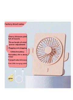 OUYoo Fan Battery Operated Rechargeable 180 Tilt Folding Personal Ultra Quiet Small Portable Fan  - Image 2