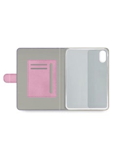 اوميكر غطاء حماية قلاب من جلد البولي يوريثان لهاتف لينوفو تاب P11 / P11 Plus 4G 2021 وردي فاتح  - Image 5