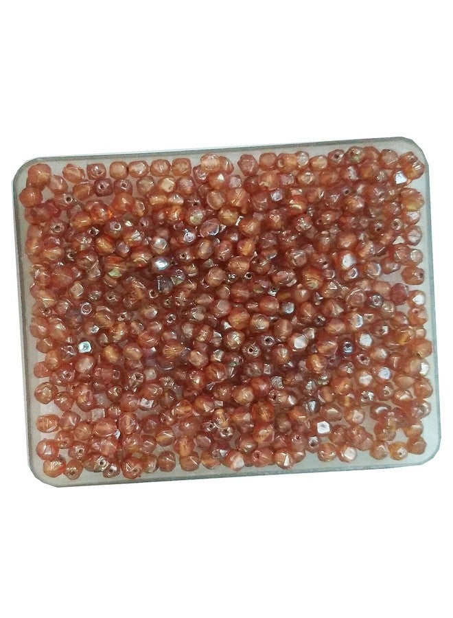 eshoppee 200 gm 8 mm Brown Color Glass Bead Beads for Jewellery Making kit Art and Crafts Materials for Necklace Bracelet Earring Making Materials DIY kit (37) - Image 1