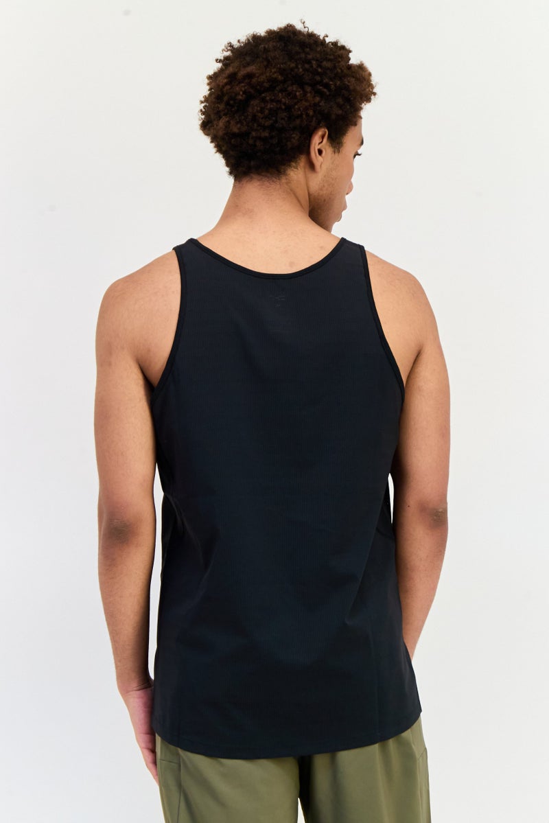 Reebok Men Sportswear Fit Sleeveless Training Vest, Black - Image 3
