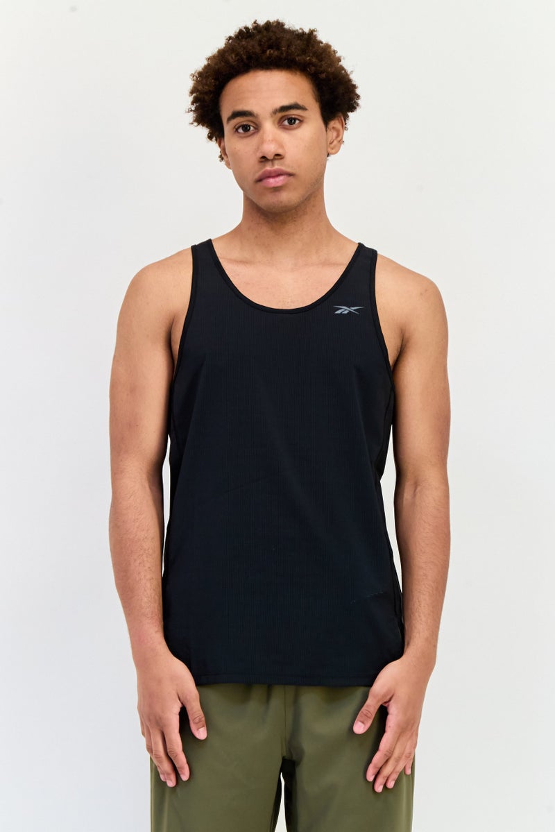 Reebok Men Sportswear Fit Sleeveless Training Vest, Black - Image 1