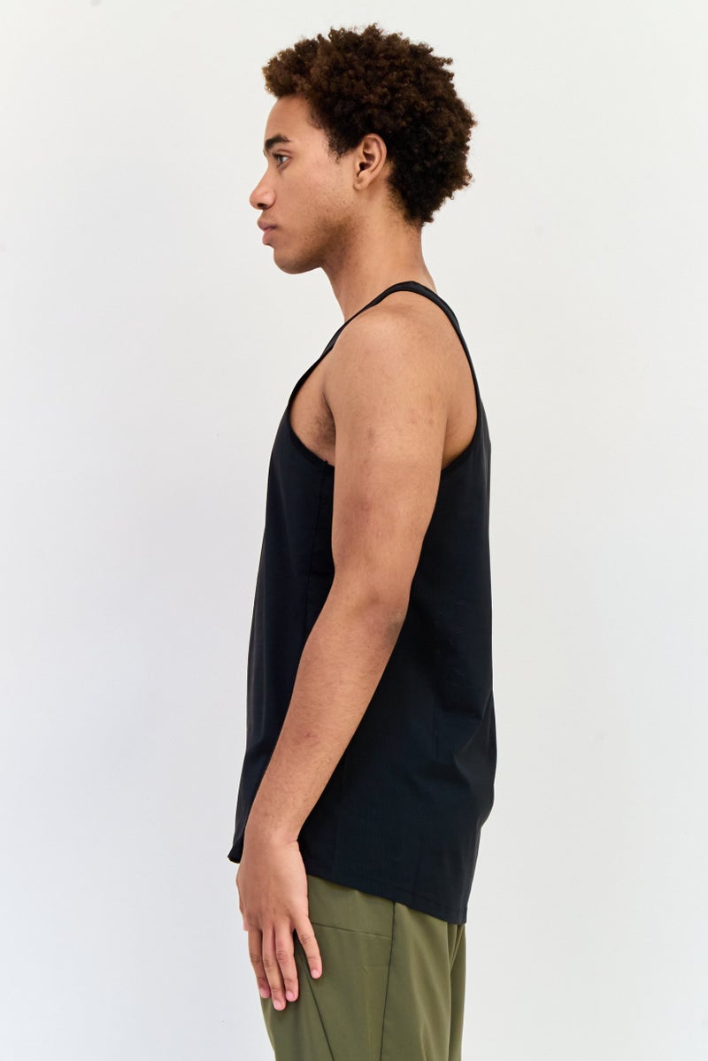 Reebok Men Sportswear Fit Sleeveless Training Vest, Black - Image 2