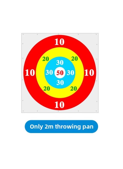 Sandbag Throwing Plate Target Plate Chart Plate Throwing Target Family Game Team Building Expansion Props Kidsren's Sandbag Toys-Specifications:[send Sports Bracelet] 2m Round Dart Board (guanjian Parent-child)