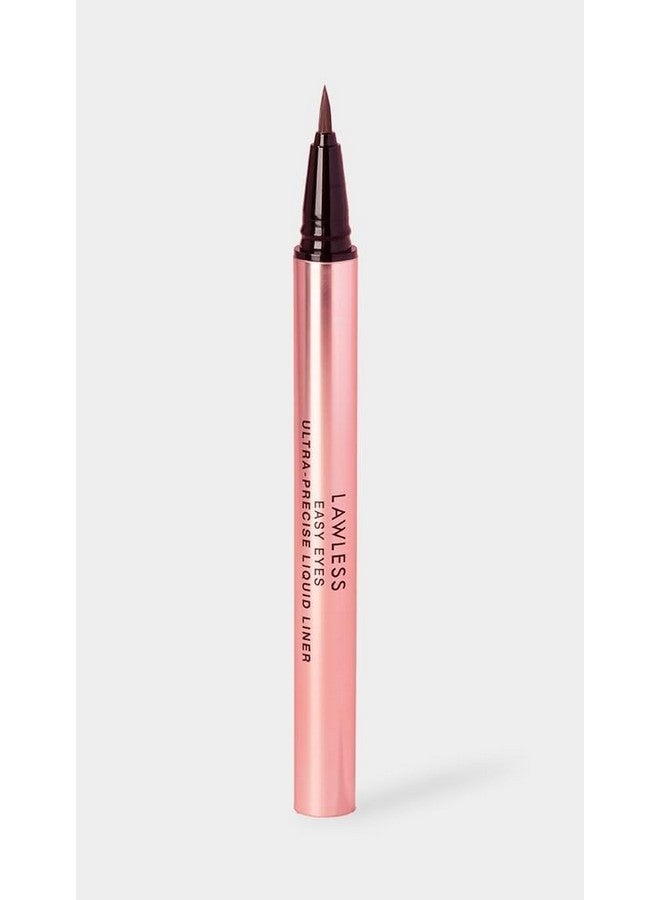 Lawless Women's Easy Eyes Ultra Precise Liquid Liner, Coco, Brown, 0.011 Fl Oz - Image 2