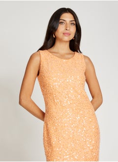 Little Mistress Crew Neck Maxi Dress  - Image 3