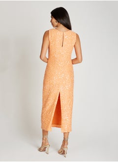 Little Mistress Crew Neck Maxi Dress  - Image 2