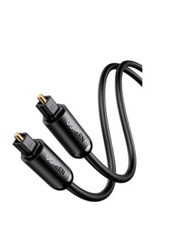 UGREEN Toslink Audio Optical Cable Male to Male Optical Audio Adapter Cable Compatible with PS4,VD/CD player,Blu-ray players,Game console (1M)