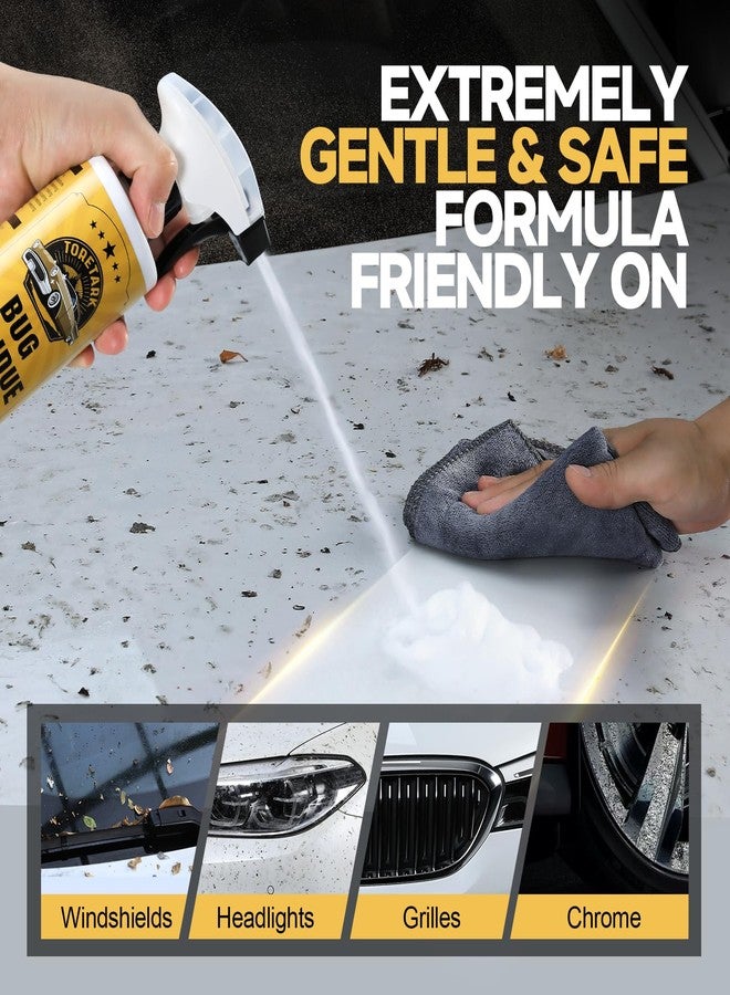 Toretark Bug & Tar Remover Quickly Removes Bugs, Bird Droppings and Tree Sap from Painted Surfaces for Automobile Body, Windshield, Front Bumper, Motorcycles - Image 3