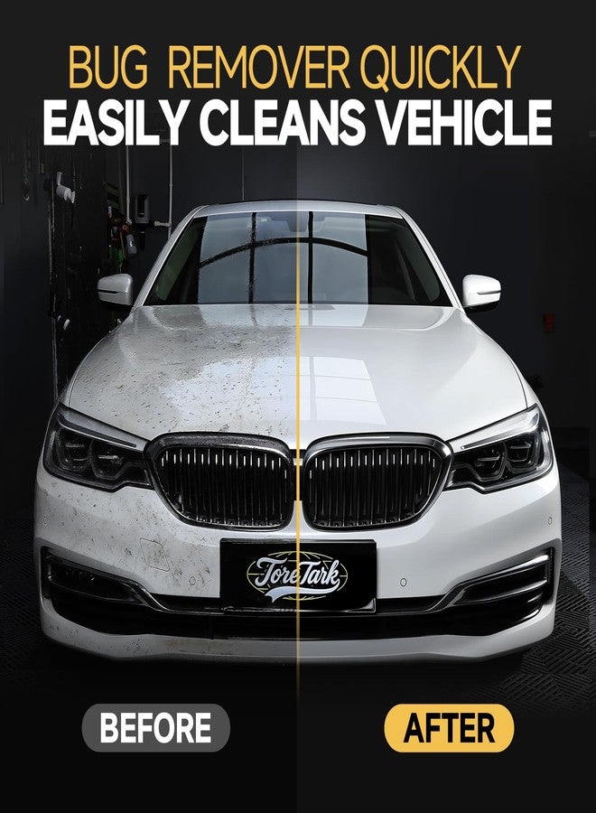 Toretark Bug & Tar Remover Quickly Removes Bugs, Bird Droppings and Tree Sap from Painted Surfaces for Automobile Body, Windshield, Front Bumper, Motorcycles - Image 2
