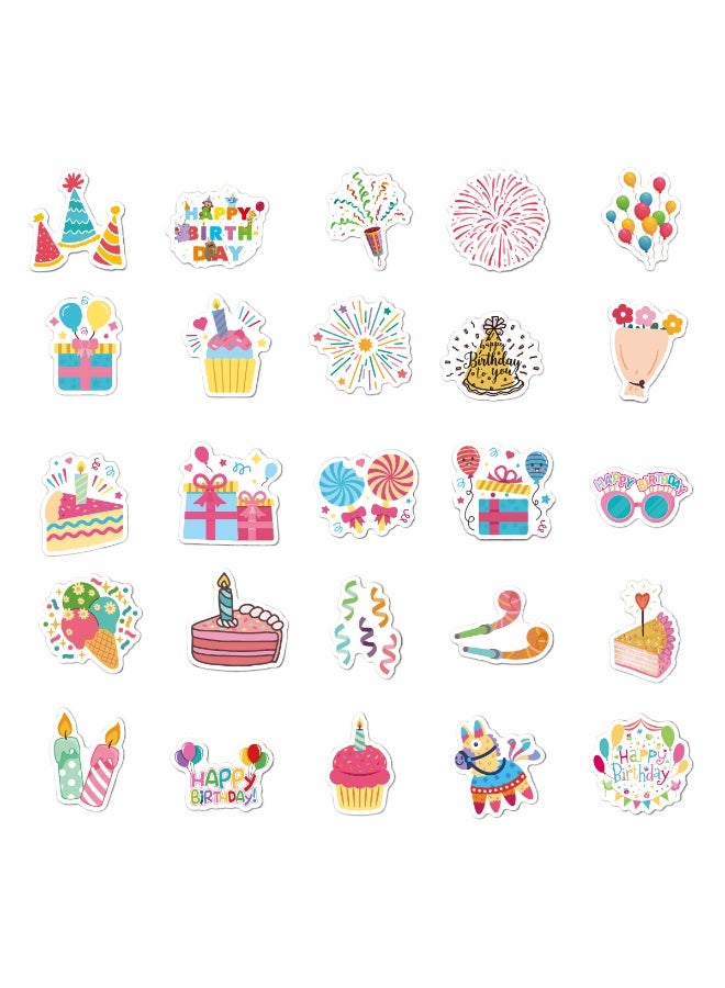 قوس قزح أورينبو 50 قطعة من ملصقات زينة عيد الميلاد اللطيفة وملصقات عيد ميلاد سعيد للأطفال والمراهقين ومخطط عيد الميلاد في الفصل الدراسي وملصقات نافذة عيد ميلاد سعيد وملصقات سعيدة للبطاقات والهدايا ومقاومة للماء - Image 3