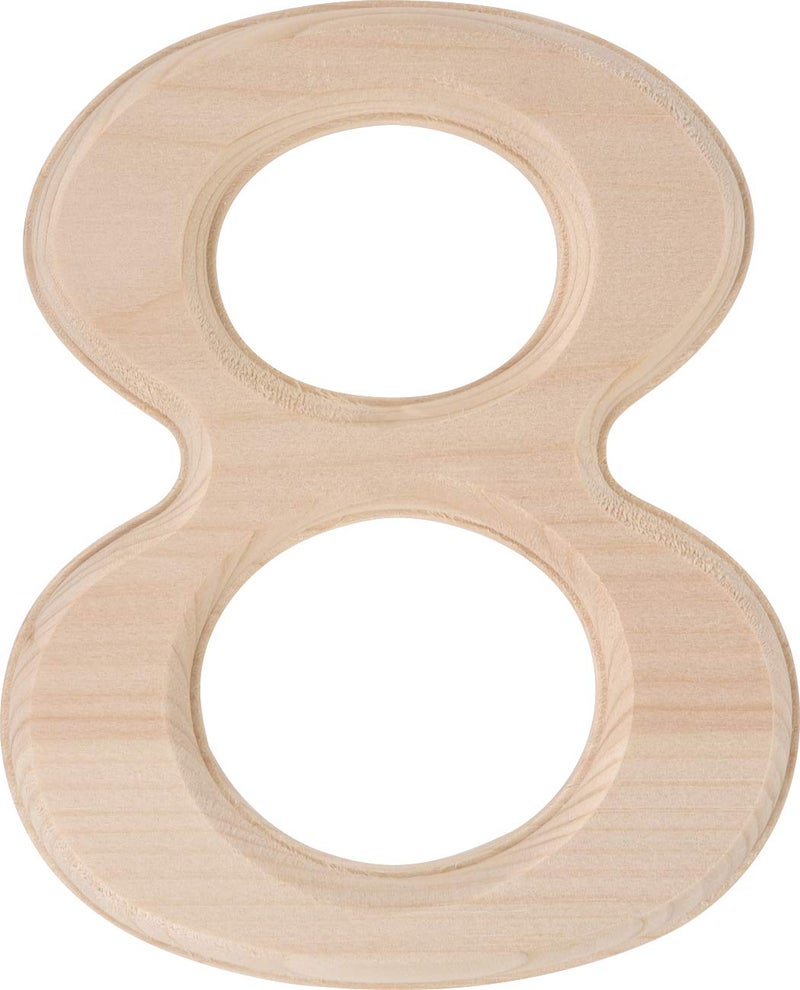 Hillman 847329 Pine House Number 8 65Inch Wood