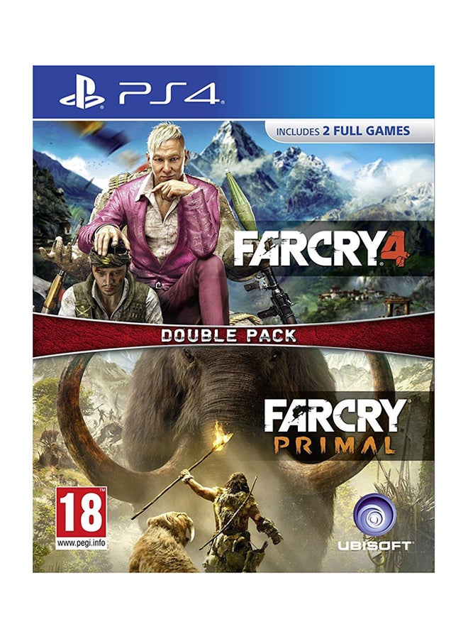 Ubisoft Far Cry 4 And Far Cry Primal- Double Pack (Intl Version) - Adventure - playstation_4_ps4 - Image 1