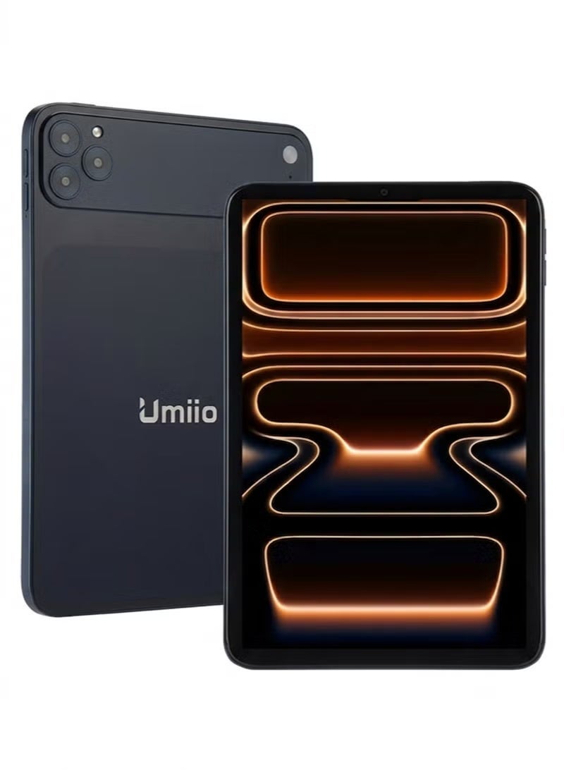 Umiio Smart Tablet 17 Pro Max 10.1-Inch HD Display, Android Tablet, 16GB RAM 1TB ROM, Dual SIM 5G, Bluetooth Keyboard & Mouse, 8MP+16MP Camera, WiFi, GPS, Slim Kids Tablet - Blue - Image 1