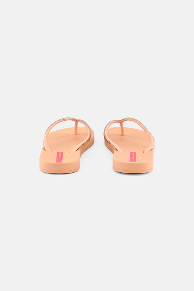 Ipanema Kids Girl Mesh III Slip On Slipper, Peach - Image 4