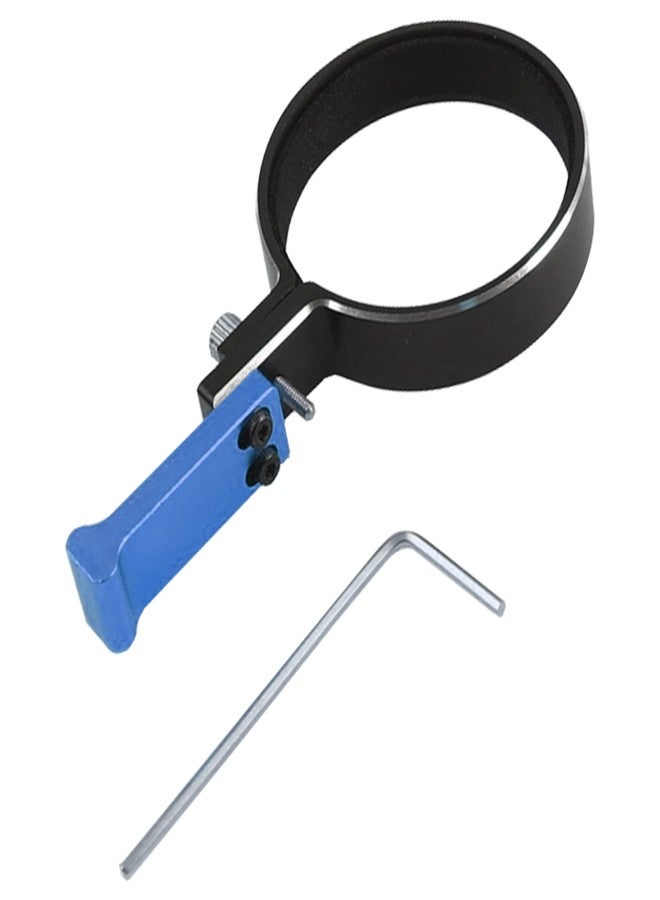 Vgoohobby RC Transmitter Steering Wheel Trigger One-Handed Control Adapter Compatible with Flysky gt5 Traxxas TQI Dumborc Remote Controller Transmitter 1.55"-1.65" Steering Wheel (Blue) - Image 1