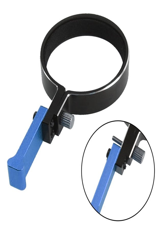 Vgoohobby RC Transmitter Steering Wheel Trigger One-Handed Control Adapter Compatible with Flysky gt5 Traxxas TQI Dumborc Remote Controller Transmitter 1.55"-1.65" Steering Wheel (Blue) - Image 2