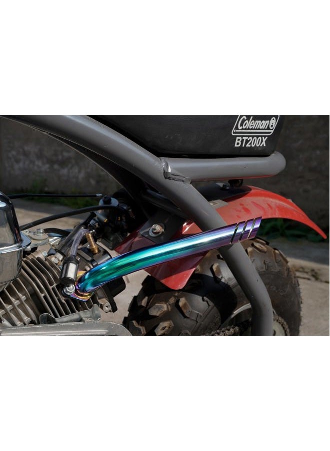 JMCHstore Stainless Header Exhaust Pipe 212cc (Colorful) - Image 3