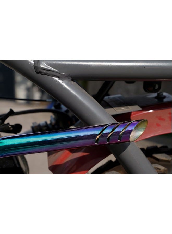 JMCHstore Stainless Header Exhaust Pipe 212cc (Colorful) - Image 4