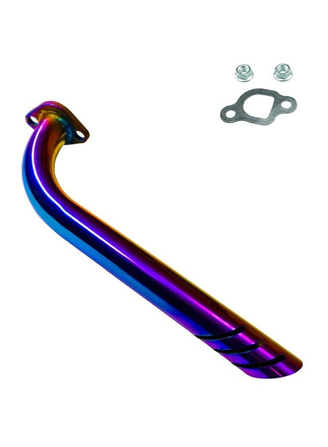 JMCHstore Stainless Header Exhaust Pipe 212cc (Colorful) - Image 1