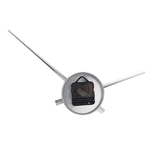 Timelike 3D Clock Hands, DIY Large Clock Hands Needles Wall Clocks 3D Home Art Decor Quartz Clock Mechanism Accessories (Silver) - Image 4