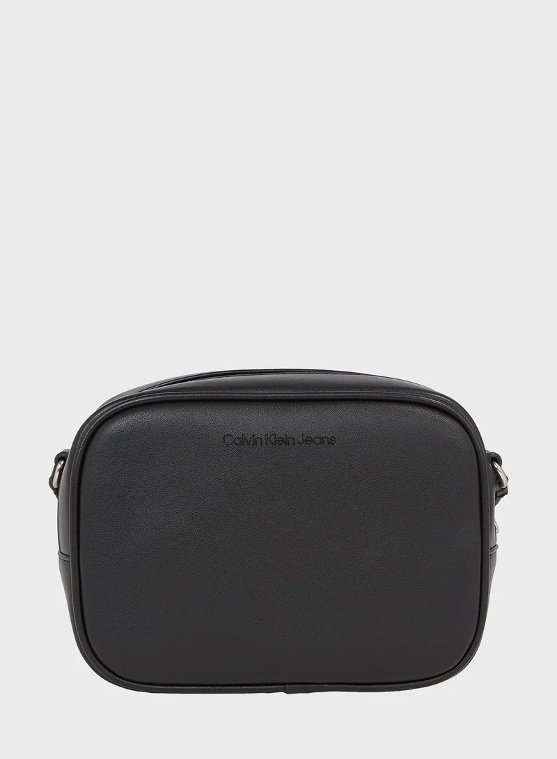 Calvin Klein Jeans Monogram Detailed Crossbody