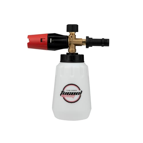 Tucool Racing Adjustable Foam Cannon 1/4 inch Quick Connector, Snow Foam Cannon for Karcher K2/K3/K4/K5/K6/K7, Car Wash Foam Sprayer for Karcher K1700 K1800 K1900 (White) - Image 5