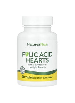 Natures Plus NaturesPlus, Folic Acid Hearts, 90 Tablets  - Image 1