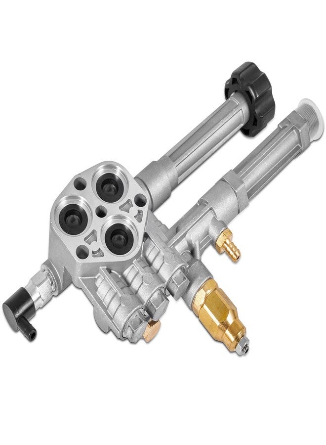 FILTERUP AR42940 Pressure Washer Pump Head Assy with Unloader & Installed Thermal Relief Valve Compatible with Troy Bilt RMW SRMW Pumps SRMW2.2G26 / RMW2.2G24 Pump Head Repacle AR42518 AR43061 - Image 1