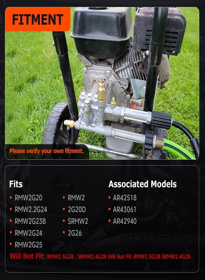 FILTERUP AR42940 Pressure Washer Pump Head Assy with Unloader & Installed Thermal Relief Valve Compatible with Troy Bilt RMW SRMW Pumps SRMW2.2G26 / RMW2.2G24 Pump Head Repacle AR42518 AR43061 - Image 3