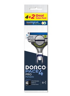 DORCO Dorco Pace4 Pro Men Portable Razor 4+2 FRC100  - Image 1