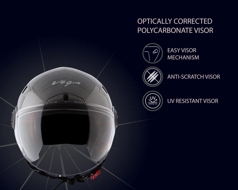 Vega Blaze Dx Anthracite Helmet-L - Image 3